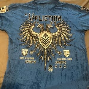 Affliction Shirt. Large. Graphic Tee